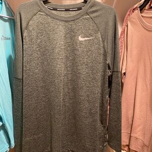 Nike Gray Long Sleeve Shirt